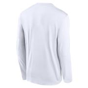 LSU Nike Courtside Dri-Fit Practice Long Sleeve Tee